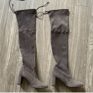 Stuart Weitzman Over-the-Knee Boots in grey
